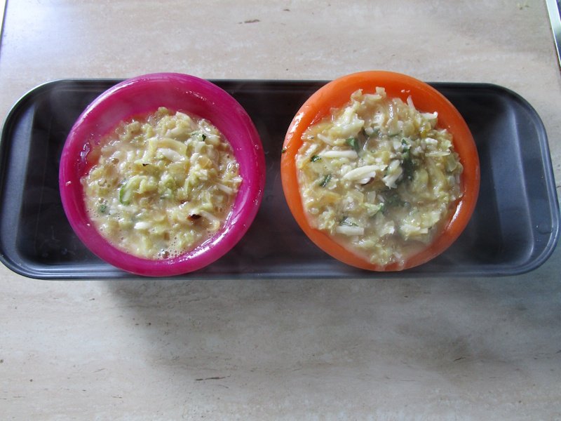 Small custards in individual silicon moulds can be steamed quickly on top of the stove. Small custards in individual silicon moulds can be steamed quickly on top of the stove.