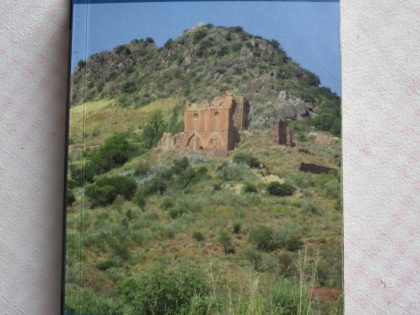 My photo of San Cristóbal ruins, at Alpartir, for the cover of Petits Propos Culinaires.